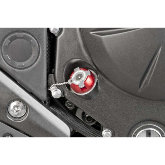 Τάπα λαδιού Puig Hi-Tech Kawasaki Z 1000/SX κόκκινη Τάπα λαδιού Puig Hi-Tech Kawasaki Z 1000/SX κόκκινη