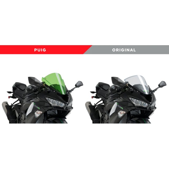 Ζελατίνα Puig Z-Racing Kawasaki ZX-6R 636 19- σκούρο φιμέ Ζελατίνα Puig Z-Racing Kawasaki ZX-6R 636 19- σκούρο φιμέ