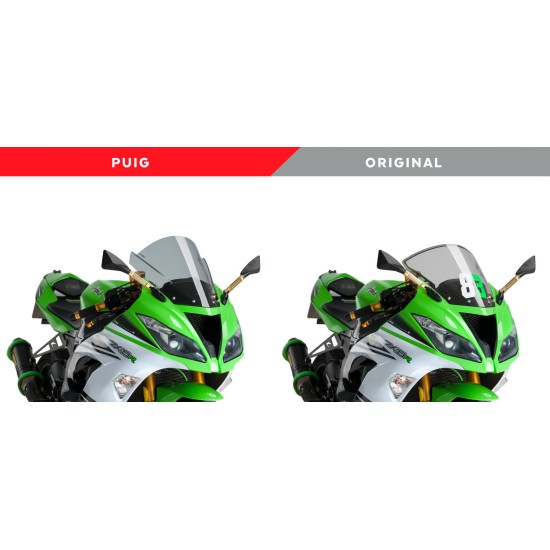 Ζελατίνα Puig Z-Racing Kawasaki ZX-6R 09-16 ελαφρώς φιμέ Ζελατίνα Puig Z-Racing Kawasaki ZX-6R 09-16 ελαφρώς φιμέ