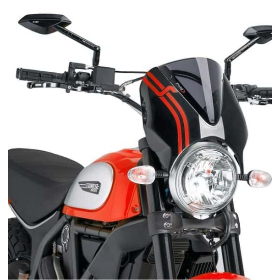 Ζελατίνα Puig Retrovision Ducati Scrambler σκούρο φιμέ Ζελατίνα Puig Retrovision Ducati Scrambler σκούρο φιμέ