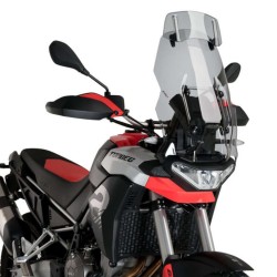 Ζελατίνα Puig Touring με σπόιλερ Aprilia Tuareg 660 ελαφρώς φιμέ