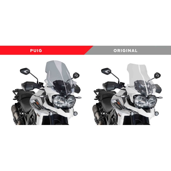 Ζελατίνα Puig Touring Triumph Tiger Explorer 1200/XC/XR 18- διάφανη Ζελατίνα Puig Touring Triumph Tiger Explorer 1200/XC/XR 18- διάφανη
