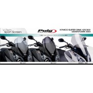 Ζελατίνα Puig V-Tech Sport Kymco Downtown 125i-300i -14 ελαφρώς φιμέ