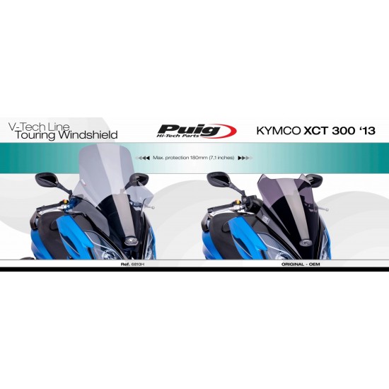 Ζελατίνα Puig V-Tech Touring Kymco K-XCT 125i-300i διάφανη