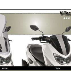 Ζελατίνα Puig V-Tech Touring Yamaha N-Max 125-155 -20 σκούρο φιμέ