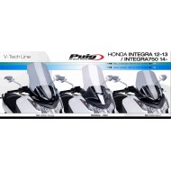 Ζελατίνα Puig V-Tech Sport Honda Integra 700-750 12- ελαφρώς φιμέ