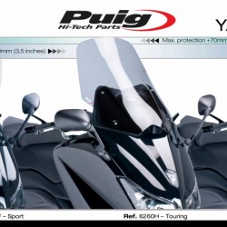 Ζελατίνα Puig V-Tech Touring Yamaha T-MAX 530 -16 ελαφρώς φιμέ