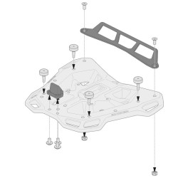 Κιτ εγκατάστασης βαλιτσών GIVI/Kappa Monolock σε βάση ADVENTURE-RACK