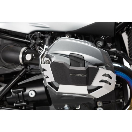 Προστατευτικά κυλίνδρων SW-Motech BMW R nine T -20 ασημί-μαύρα