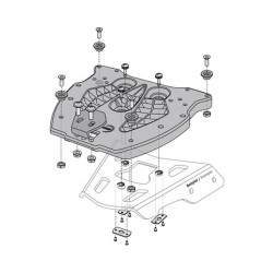 Αντάπτορας βαλιτσών Trax για πιάτο Alu-Rack της SW-Motech