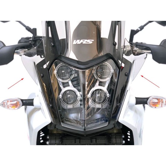 Πλαϊνά βοηθήματα αέρα WRS (μεγάλα) Yamaha Tenere 700 διάφανα Πλαϊνά βοηθήματα αέρα WRS (μεγάλα) Yamaha Tenere 700 διάφανα
