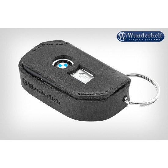 Δερμάτινη θήκη κλειδιού Wunderlich για μοντέλα BMW Keyless Ride μαύρη